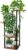Bamworld Plant Stand Indoor Metal Plant Shelf for Multiple Plants Small Corner Flower Stand for Patio Garden Balcony Living Room Bedroom4 Tier-Brown