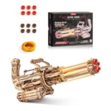 Band Firing Rotating Barrel Machine Gun Wooden Model Kit