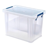Bankers Box 18.5L Clear ProStore Stackable Boxes with Lids