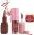 Baorder 2PCS Lip Combo Set,Matte Gradient Lip Liner Pencil and Hydrating Keychain Purple Lip Gloss Tint,Non-Sticky,Long-Lasting,High Pigment Lip Makeup Kit for Women