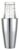 BarCraft Boston Cocktail Shaker Set with Printed Recipes in Gift Box, Stainless Steel / Glass, 400ml