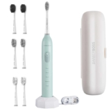 BarberBoss Electric Toothbrush Revolutionary Oscillating & Vibrating Technology, 6 Premium Brush Heads, 45-Day Battery Life