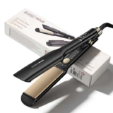 BarberBoss Hair Straighteners for Women, Ceramic Hair Straightener with Floating Plates, Negative Ionic & Keratin Technology