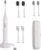 BarberBoss Sonic Electric Toothbrush, 5 Modes, 6 Heads, Pressure Sensor, Smart Timer and Travel Case, White