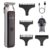 Barberboss Mens Detail Trimmer, T-Blade Facial Groomer, USB Charging Clipper for Men, 3 Comb Guides, Compact Cordless