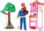 Barbie Careers Firefighter Doll & Playset with Fire Station & Tree, 2 Pets, Color-Change & 10 Accessories Including Fire Extinguisher Squirt Toy, HRG55