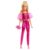 Barbie Deluxe Style Doll 5 in Metallic Pink Outfit, Blonde Hair, Sparkly Corset Top and Shiny Pants with Accessories