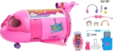 Barbie Extra Fly Jet Playset Extra Mini Minis doll, Includes 15 Fashion and Travel Themed Accessories, HPF72