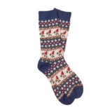 Barbour Ladies Robin Fairisle Socks – Navy Large Only