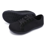 Barefoot Womens Wide-Fit Shoes Black