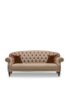 Barker and Stonehouse Arbroath Brown Fabric 3 Seater Sofa