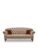 Barker and Stonehouse Arbroath Brown Fabric 3 Seater Sofa