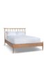 Barker and Stonehouse Neutral Ercol Winslow Light Brown Wood Spindle King Bed Frame