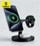 Baseus 3 in 1 20W Magnetic Wireless Charger Stand For iPhone 17 16 15 Pro Airpods Apple Watch (with code) BASEUS Official Store