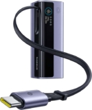Baseus Power Bank, 20000mAh 145W Built-in Retractable Cable, 4-Port PD Fast Charging Battery Pack, Baseus Brand Store FBA (Prime Exclusive)