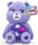 Basic Fun Care Bears 35cm Medium Plush Stormy Heart Bear Cosy Collection Super Soft Eco-Friendly Toy with Belly Badge Huggable Collectible for Kids & Fans, 14, Purple