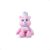 Basic Fun Care Bears x Wicked 22cm Plush Love-a-Lot Bear as Glinda Collectible Soft Toy from the Care Bears x Wicked Collaboration, Pink