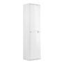 Bathstore Amalfi 2 Door Matt White Wall Hung Tall Unit 350mm