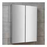 Bathstore Kensington Silver 2 Door Mirror Bathroom Cabinet