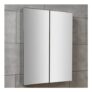 Bathstore Kensington Silver 2 Door Mirror Bathroom Cabinet