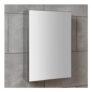 Bathstore Kensington Silver Single Door Mirror Bathroom Cabinet