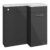 Bathstore Panama Single Door Anthracite Right Hand Basin and WC Unit 900mm