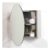 Bathstore Silver round Mirror Bathroom Cabinet
