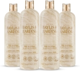 Baylis & Harding Elements Pink Blossom & Lotus Flower Luxury Body Wash, 500 ml (Pack of 4) – Vegan Friendly