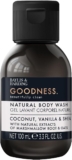 Baylis & Harding Goodness Natural Body Wash 100ml Travel Size 1 Pack Coconut, Vanilla & Shea, 98% Naturally Derived, Dermatologist Approved, Vegan Friendly, Made in UK