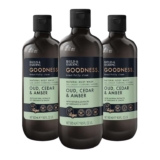Baylis & Harding Goodness Natural Body Wash 500ml 3 pack Oud, Cedar & Amber