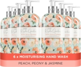 Baylis & Harding Royale Garden Peach Peony & Jasmine Hand Wash 500ml,pack of 6