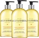 Baylis & Harding Sweet Mandarin and Grapefruit Hand Wash, 500 ml (Pack of 3) – Vegan Friendly
