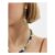 Beaded Bar Disc Drop Earrings