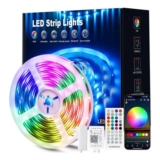 Beaeet 10m RGB LED Strip with Bluetooth App & Remote