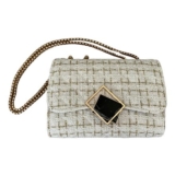 Beam Bomb Womens Tweed Woolen Satchel Crossbody Bag
