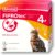 Beaphar – FIPROtec Spot-On Flea & Tick Treatment for Cats – 4 Pipettes – Kills Fleas & Ticks – Veterinary Medicine – Easy to Apply Monthly – For Cats & Kittens from 8 Weeks Old, Weighing Over 1kg