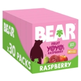 Bear Raspberry Yoyos – Dried Fruit Rolls – 20g (30 Packs) / Max S&S £9.59