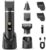 Beard Trimmer Men, 3-in-1 Electric Razor & Shaver for Face, Body & Nose, Cordless Mens Grooming Kit with Charging Dock, IPX7 Waterproof Wet & Dry Hair Trimmer, Gifts for Men (Black)