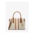 Becca Medium Signature Logo Stripe Satchel