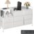 Bedroom Chest of Drawers,Storage Drawers for Bedroom with 1USB , 1 Type-C and 2AC Ports,Contains 8 Fabric Drawers Multi-functional Fabric Drawers Suitable for Bedrooms,Living Rooms,TV Stand (grey)