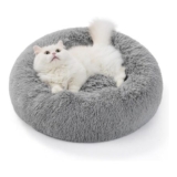 Bedsure Calming Cat Donut Bed, 50x50cm