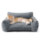 Bedsure Cat Sofa Bed Large – 61x46x25cm, Dark Grey – with voucher and checkout discount – Sold by Bedsure Comfy Pet / FBA
