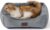 Bedsure Cat beds for Indoor Cats – 51×41 cm Washable Rectangle Small Dog Pet Bed with Anti-Slip Bottom for Kitten and Puppy, Grey