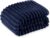 Bedsure Fleece Throw Blanket for Sofa – Fluffy Cosy Warm Blankets for Bed, Soft Cute Single Throw Gifts for Women and Girls, Navy, 130×170 cm