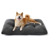 Bedsure Large Dog Crate Bed Washable, Fluffy Dog Mattress, 89x58x8cm, Grey. Sold by Bedsure Comfy Pet / FBA