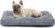 Bedsure Medium Dog Bed Washable – Bubble Fleece Dog Crate Bed with Gentle Support, Soft Dogs bed Mattress with Non-Slip Bottom, Fluffy Pet Cushion for Medium Dogs, Grey,74x53x8cm