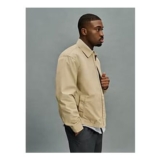 Beige Lightweight Harrington Jacket