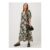 Beige Paisley Midaxi Dress