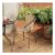 Beige Rattan Effect Stackable Garden Armchair- Free C&C – Table Available