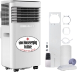 Belaco 9000 BTU Air Conditioning Unit 4in1 Cooling Portable Air Conditioner With Fan & Dehumidifier Modes, Includes Window Kit for Easy Setup, Good Housekeeping Institute Approved